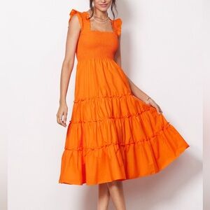 Orange Nap Dress | Few Moda Kourt Calypso Maxi Dress